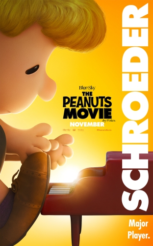 Снупи и Мелочь Пузатая Шредер постер