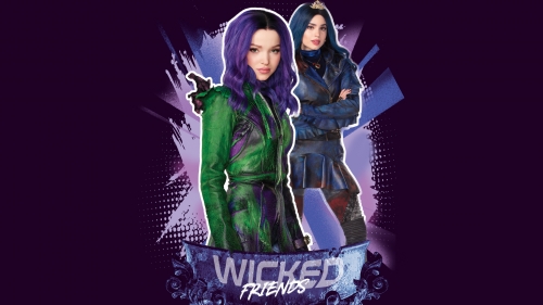 Disney Descendants 3 обои с Иви и Мэл