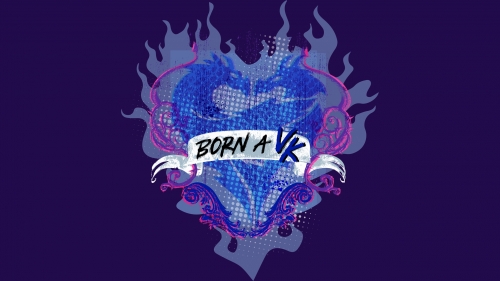 Обои на рабочий стол Наследники 3, символ Мэл и VK