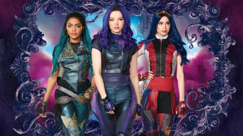 Disney Descendants 3 обои с Умой, Мэл и Иви