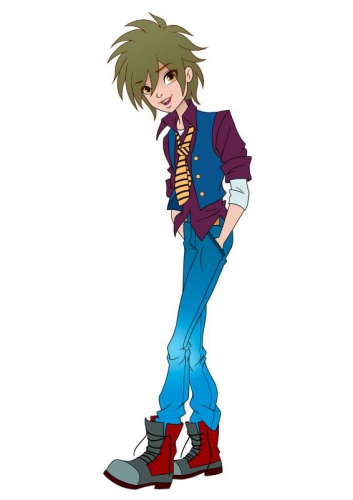 Regal Academy Тревис в полный рост, официальный арт