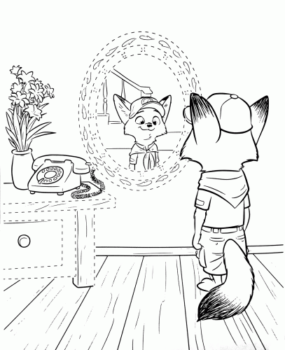 Маленький Ник Уайлд - лисенок