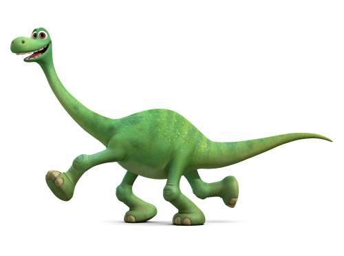 Счастливый динозавр Арло бежит