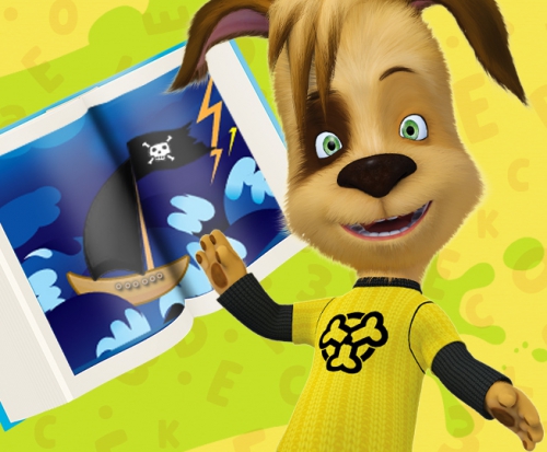 Барбоскины Дружок с книгой