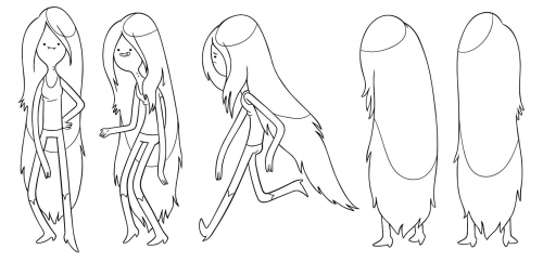 Раскраски Время Приключений Марселин