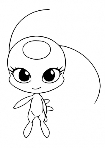 Новая раскраска квами Тикки