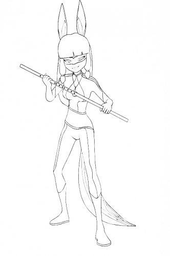 Леди Баг и Супер-Кот раскраска Вольпины