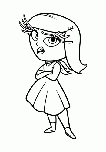 Раскраска Брезгливость