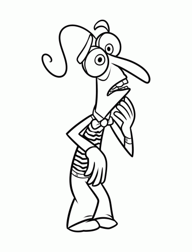 Раскраска Страх