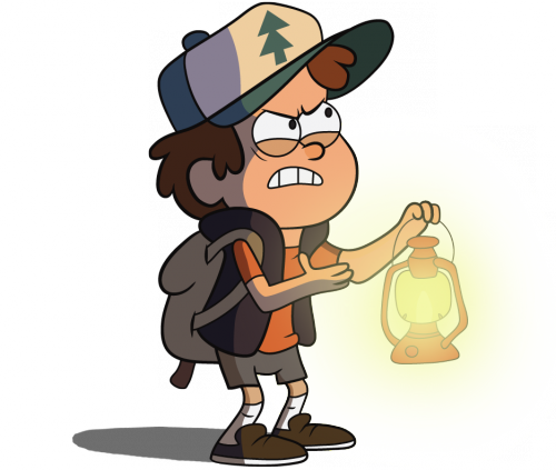 Гравити Фолз Диппер с фонарем