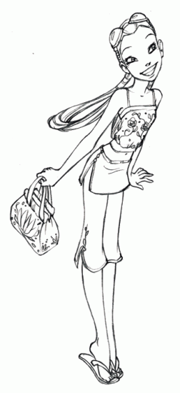 WITCH Хай Лин в летних одеждах