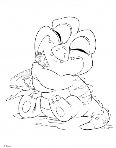 Феи: Загадка пиратского острова малыш крокодил и Розетта