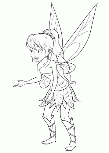 Раскраска фея Фауна
