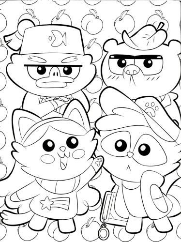 Милота - Герои Гравити Фолз в образе очаровательных зверушек