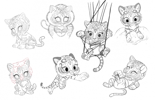 Шиммер и Шайн тигренок Нала