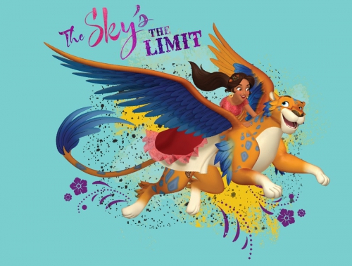 Принцесса Елена верхом на Скайлайре