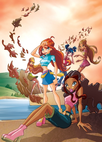 Винкс и осенние листья