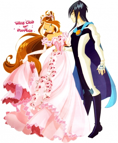 Флора в бальном платье и Хелия