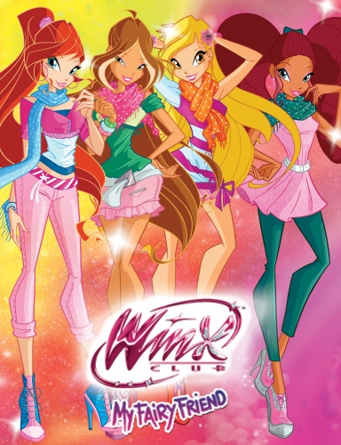 Винкс кафе стиль с шарфиками, 5 сезон