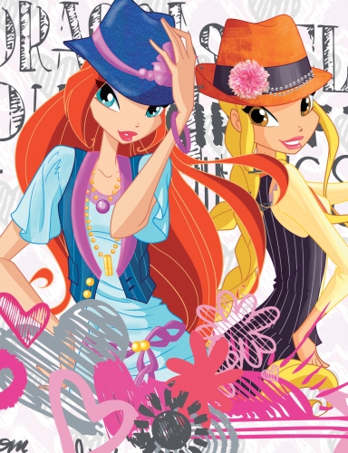 Стелла и Блум в шляпках, Винкс концертный стиль