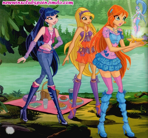 Винкс в повседневных нарядах