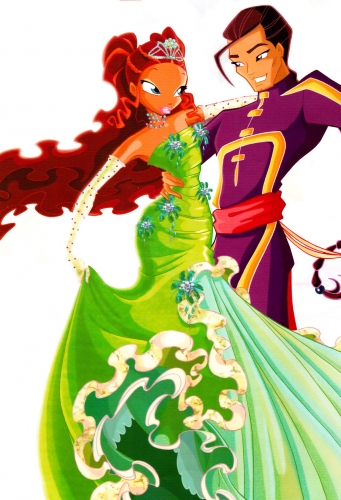 Набу и Лейла в бальном платье