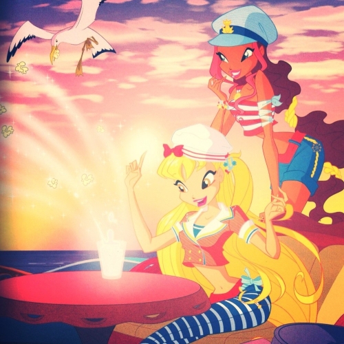 Стелла и Лейла морской стиль 5го сезона Винкс