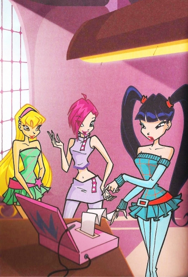 Текна и новое изобретение,картинка из книги