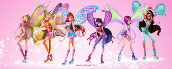 Винкс 3 D Биливикс, фильм 2 картинка новая, позы старые