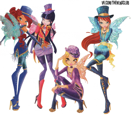 Винксс 6 сезон, готический хэллоуин стиль