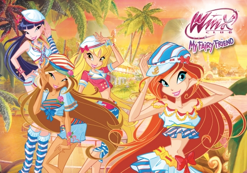 Винкс в нарядах для морских приключений