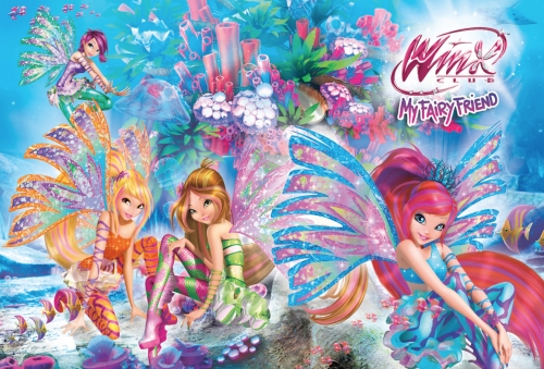 Волшебницы Винкс в превращении Сиреникс