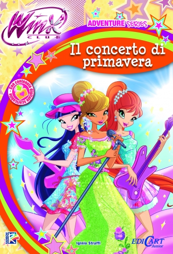 Винкс иллюстрация для обложки, новый весенний концертный стиль