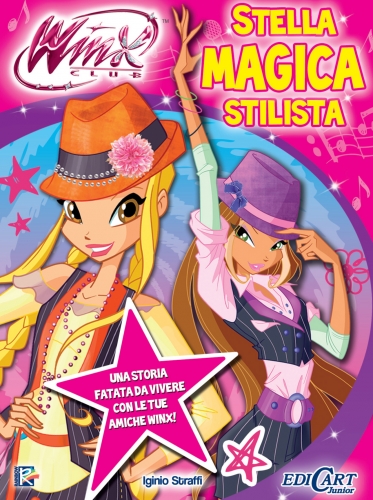 Стелла и Флора в концертных нарядах 5го сезона, обложка новой книги Винкс в Италии