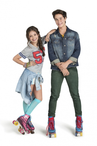 Луна и Симон на роликах