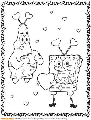 Спанч Боб, Патрик Стар и сердечки