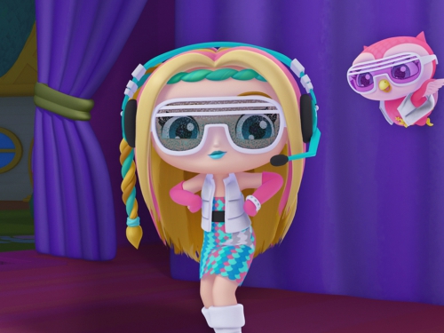 Поузи в наряде для танцев