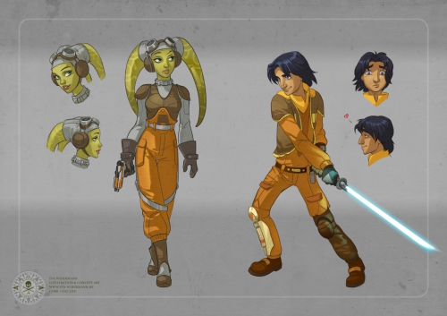 Гера и Эзра фанарт