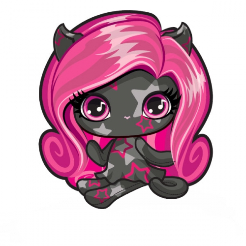 Monster High Minis Pattern Кетти Нуар