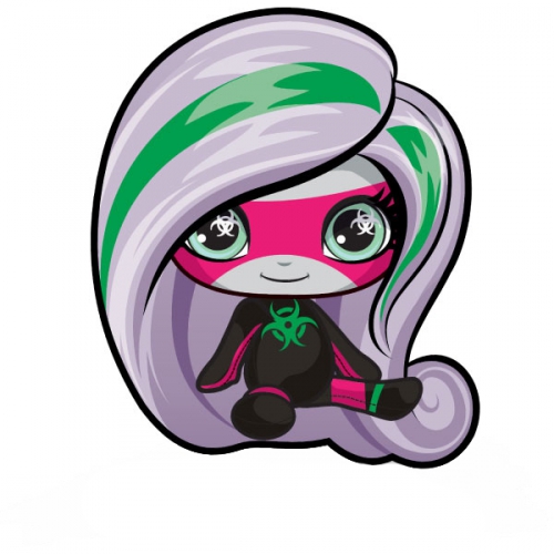 Monster High Minis Power Моаника Дикей
