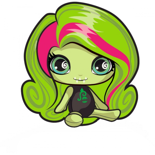 Monster High Minis Beach Венера Мухоловка