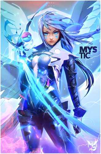 Покемон Го Mystic Синие - Blanche