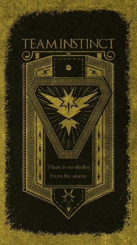 Символ желтой команды Instinct Pokemon Go