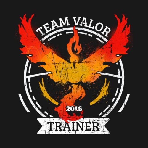 Pokemon Go команда Валор Отвага (Valor)