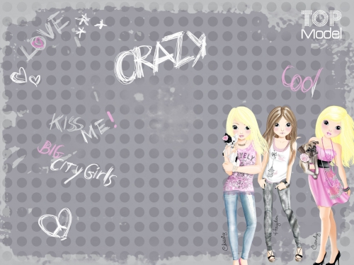 TOPModel стильный серый фон заставка