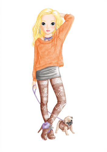 TOPModel с собакой