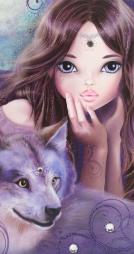 Фэнтези TOPModel с волком