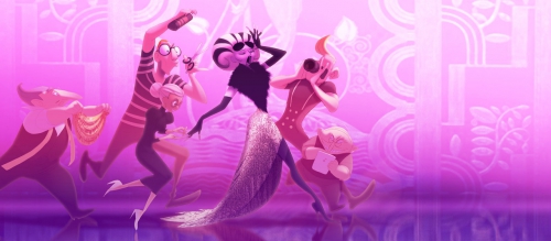 Мультфильм Мелоди - супер звезда Роуз Стеллар