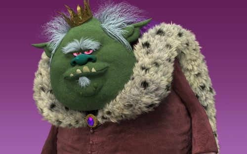 Мультфильм Тролли 2016 король Хрящ старший