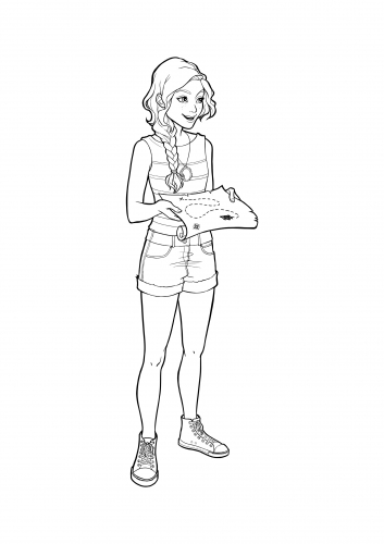 Лего Эльфы раскраска Эмили Джонс